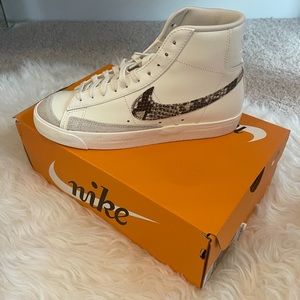 Brand New Nike ‘77 Blazer in Sail (snakeskin)